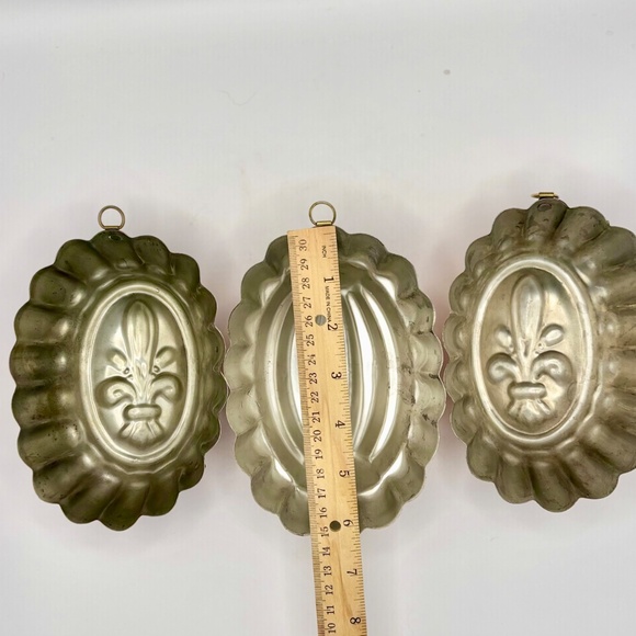 3 Vintage Copper Molds-Made in Portugal - Picture 10 of 12